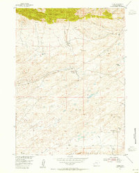 Download a high-resolution, GPS-compatible USGS topo map for Ferris, WY (1955 edition)