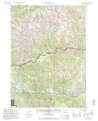 Download a high-resolution, GPS-compatible USGS topo map for Ferry Peak, WY (1998 edition)