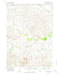 preview thumbnail of historical topo map of Converse County, WY in 1971