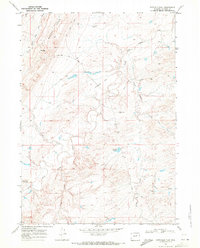 Download a high-resolution, GPS-compatible USGS topo map for Fiftymile Flat, WY (1972 edition)