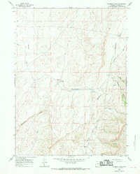 Download a high-resolution, GPS-compatible USGS topo map for Fillmore Ranch, WY (1969 edition)