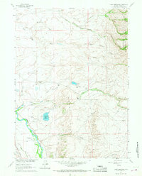 Download a high-resolution, GPS-compatible USGS topo map for Finley Reservoir, WY (1968 edition)