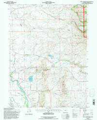 Download a high-resolution, GPS-compatible USGS topo map for Finley Reservoir, WY (1996 edition)