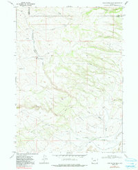 Download a high-resolution, GPS-compatible USGS topo map for First Water Draw, WY (1991 edition)