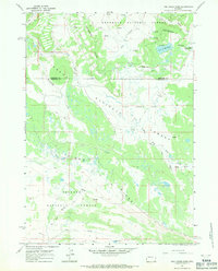 preview thumbnail of historical topo map of Sublette County, WY in 1967