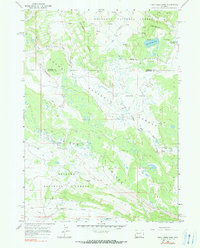 Download a high-resolution, GPS-compatible USGS topo map for Fish Creek Park, WY (1990 edition)