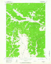 Download a high-resolution, GPS-compatible USGS topo map for Fish Lake, WY (1963 edition)