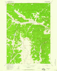 Download a high-resolution, GPS-compatible USGS topo map for Fish Lake, WY (1958 edition)