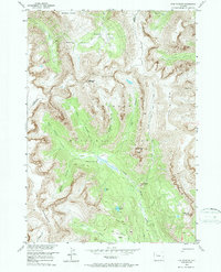 Download a high-resolution, GPS-compatible USGS topo map for Five Pockets, WY (1987 edition)