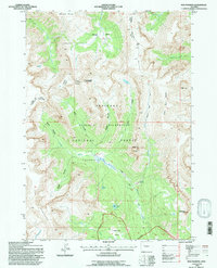 Download a high-resolution, GPS-compatible USGS topo map for Five Pockets, WY (1997 edition)