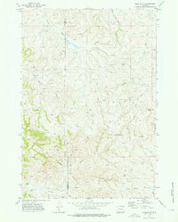 Download a high-resolution, GPS-compatible USGS topo map for Flag Butte, WY (1976 edition)
