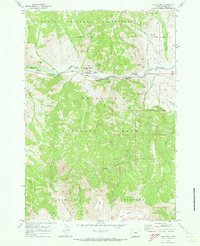 Download a high-resolution, GPS-compatible USGS topo map for Flag Peak, WY (1973 edition)