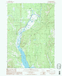 Download a high-resolution, GPS-compatible USGS topo map for Flagg Ranch, WY (1989 edition)