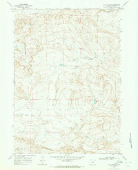 Download a high-resolution, GPS-compatible USGS topo map for Flat Top Hill, WY (1973 edition)