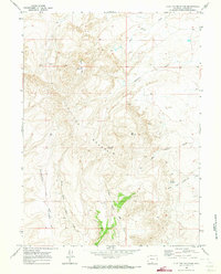 preview thumbnail of historical topo map of Carbon County, WY in 1970