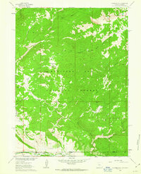 Download a high-resolution, GPS-compatible USGS topo map for Fletcher Peak, WY (1963 edition)