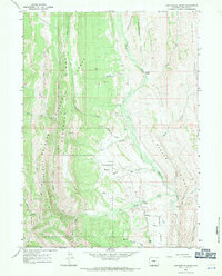 Download a high-resolution, GPS-compatible USGS topo map for Fontenelle Basin, WY (1971 edition)