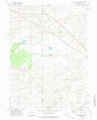 preview thumbnail of historical topo map of Albany County, WY in 1971
