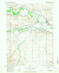 Download a high-resolution, GPS-compatible USGS topo map for Fort Laramie, WY (1963 edition)