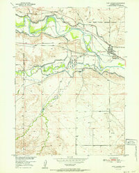 Download a high-resolution, GPS-compatible USGS topo map for Fort Laramie, WY (1952 edition)