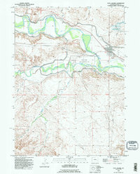 Download a high-resolution, GPS-compatible USGS topo map for Fort Laramie, WY (1995 edition)