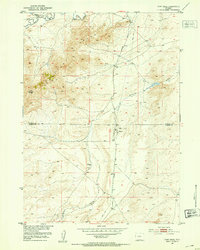 Download a high-resolution, GPS-compatible USGS topo map for Fort Ridge, WY (1953 edition)