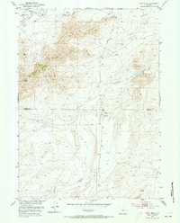 preview thumbnail of historical topo map of Carbon County, WY in 1951