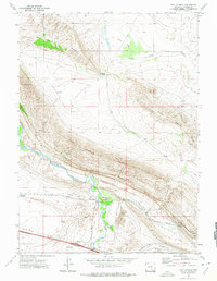 Download a high-resolution, GPS-compatible USGS topo map for Fort Steele, WY (1975 edition)