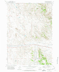 Download a high-resolution, GPS-compatible USGS topo map for Fortin Draw, WY (1975 edition)