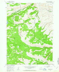 Download a high-resolution, GPS-compatible USGS topo map for Fossil Hill, WY (1963 edition)