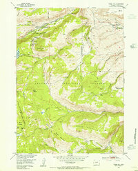 Download a high-resolution, GPS-compatible USGS topo map for Fossil Hill, WY (1955 edition)