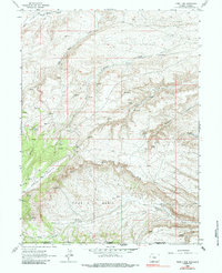 Download a high-resolution, GPS-compatible USGS topo map for Four J Rim, WY (1984 edition)