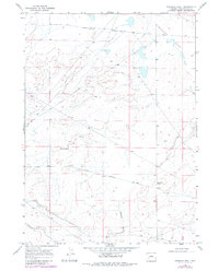 Download a high-resolution, GPS-compatible USGS topo map for Fourmile Knoll, WY (1980 edition)