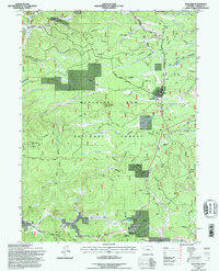 Download a high-resolution, GPS-compatible USGS topo map for Foxpark, WY (1996 edition)