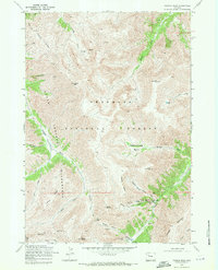 Download a high-resolution, GPS-compatible USGS topo map for Francs Peak, WY (1971 edition)
