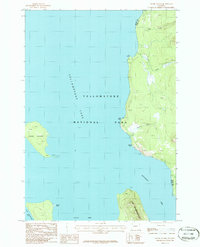 Download a high-resolution, GPS-compatible USGS topo map for Frank Island, WY (1986 edition)