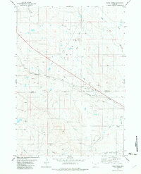 Download a high-resolution, GPS-compatible USGS topo map for Freda Creek, WY (1982 edition)
