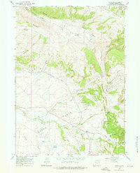 Download a high-resolution, GPS-compatible USGS topo map for Freeland, WY (1976 edition)