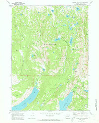 preview thumbnail of historical topo map of Sublette County, WY in 1968