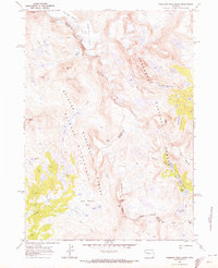 Download a high-resolution, GPS-compatible USGS topo map for Fremont Peak South, WY (1973 edition)