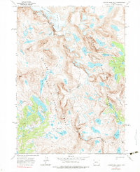 Download a high-resolution, GPS-compatible USGS topo map for Fremont Peak South, WY (1983 edition)