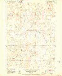preview thumbnail of historical topo map of Fremont County, WY in 1951