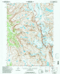 Download a high-resolution, GPS-compatible USGS topo map for Gannett Peak, WY (1997 edition)