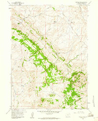 Download a high-resolution, GPS-compatible USGS topo map for Garfield Peak, WY (1961 edition)