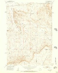 Download a high-resolution, GPS-compatible USGS topo map for Gas Hills, WY (1956 edition)