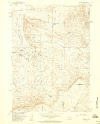Download a high-resolution, GPS-compatible USGS topo map for Gas Hills, WY (1959 edition)