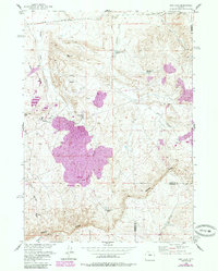 Download a high-resolution, GPS-compatible USGS topo map for Gas Hills, WY (1985 edition)