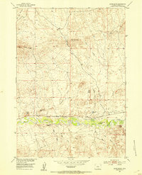 Download a high-resolution, GPS-compatible USGS topo map for Gates Butte, WY (1953 edition)