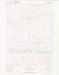 Download a high-resolution, GPS-compatible USGS topo map for Gates Butte, WY (1979 edition)