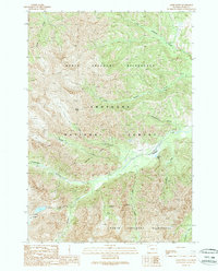 Download a high-resolution, GPS-compatible USGS topo map for Geers Point, WY (1989 edition)